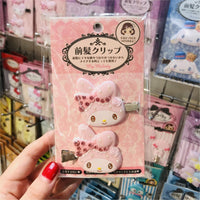 Thumbnail for Sanrio Rhinestone Pearl Inlaid My Melody Kuromi Hair Clip Set - ArtGalleryZen