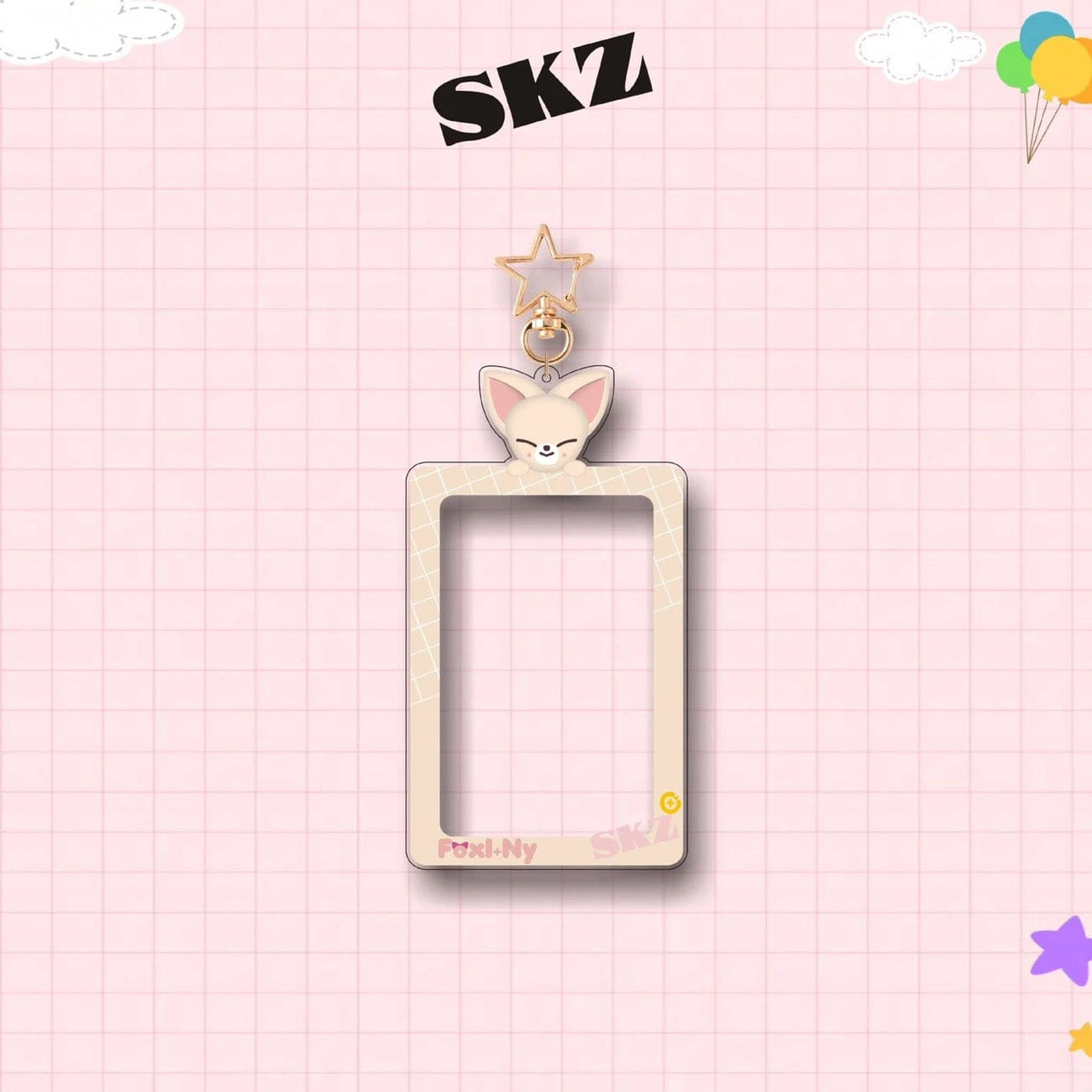 SKZ Kpop Keychain Acrylic Photocard Holder - ArtGalleryZen
