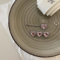 Thumbnail for Sparkling Chic Crystal Inlaid Star Heart Bowknot Hair Clips Set - ArtGalleryZen