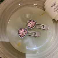 Thumbnail for Sparkling Chic Crystal Inlaid Star Heart Bowknot Hair Clips Set - ArtGalleryZen