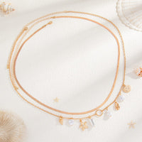 Thumbnail for Stylish 2pcs Pearl Shell Starfish Tassel Waist Chain Set - ArtGalleryZen