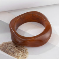 Thumbnail for Stylish Chunky Resin Wide Cuff Bangle Bracelet - ArtGalleryZen