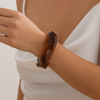 Thumbnail for Stylish Chunky Resin Wide Cuff Bangle Bracelet - ArtGalleryZen