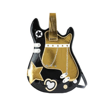Thumbnail for Stylish Guitar Bass Shape PU Leather Backpack Bag - ArtGalleryZen