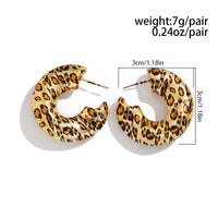 Thumbnail for Stylish Leopard C Shaped Stud Earrings - ArtGalleryZen