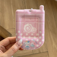 Thumbnail for Sugarbunnies Phone Shaped Kpop Keychain Photocard Holder - ArtGalleryZen