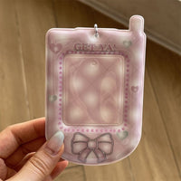 Thumbnail for Sugarbunnies Phone Shaped Kpop Keychain Photocard Holder - ArtGalleryZen