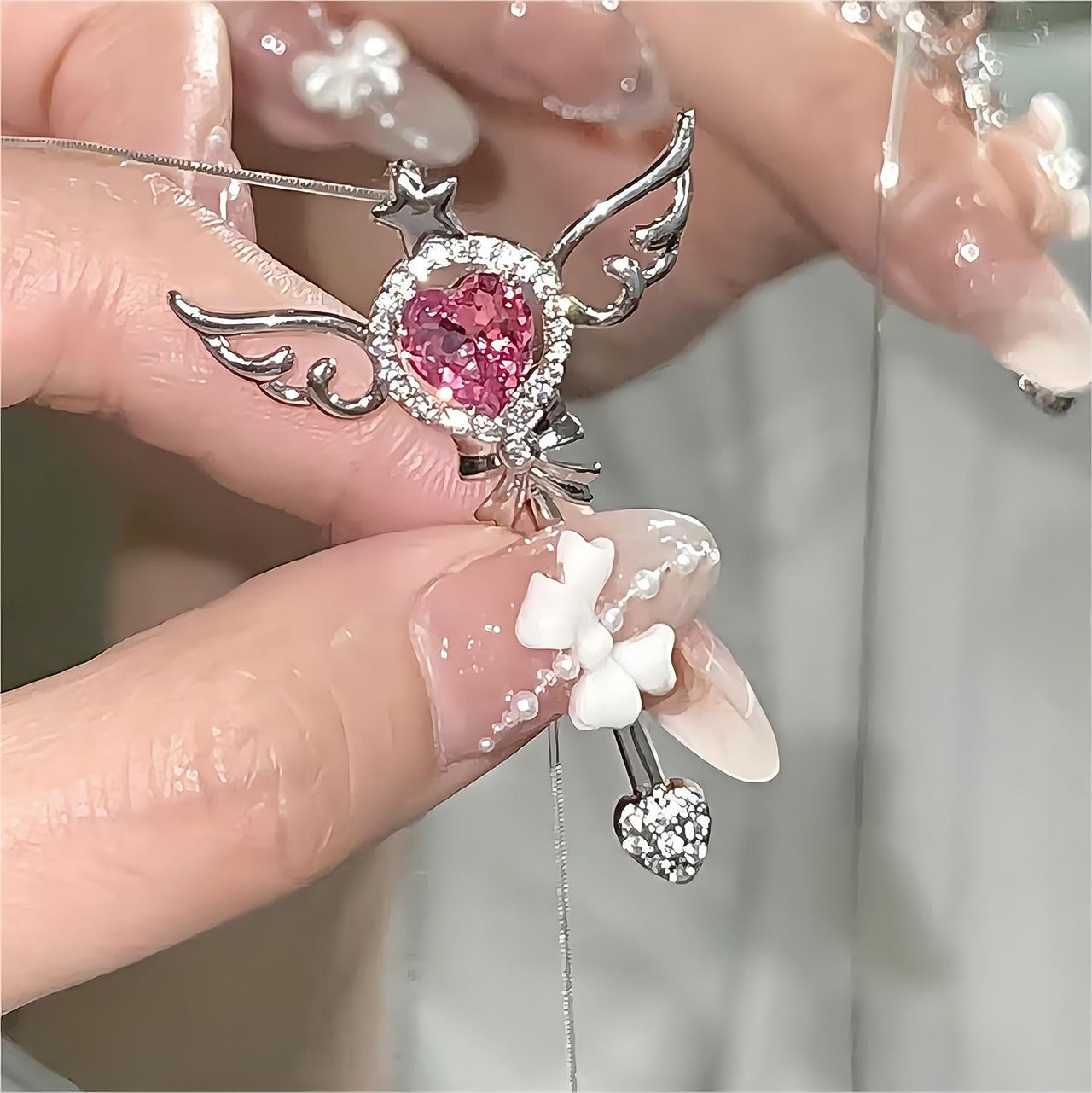Swarovski Crystal Red Heart Stilla Necklace – Day's Jewelers