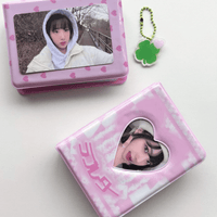 Thumbnail for Sweet Bowknot Heart Kpop 3 Inch Mini Photocard Album - ArtGalleryZen
