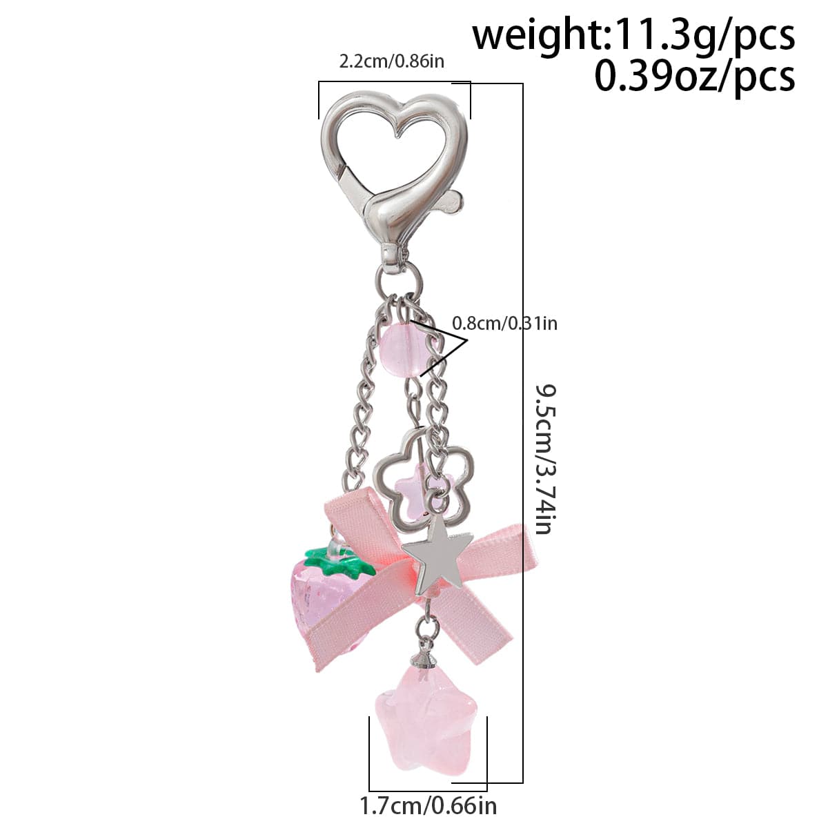 小物 HEART RIBBON KEYRING S2ede3058dc204b78b83d47247ec1c