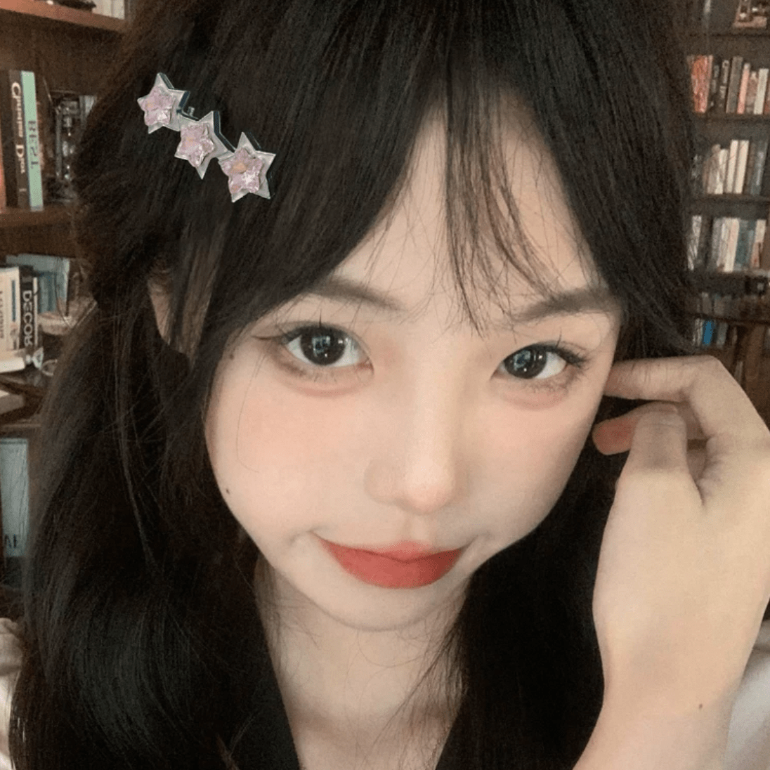 Sweet Crystal Inlaid Enamel Star Heart Bowknot Hair Clips Set - ArtGalleryZen