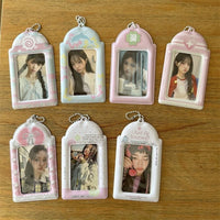 Thumbnail for Sweet Heart Dolphin Bowknot Kpop Keychain Photocard Holder - ArtGalleryZen