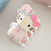 Thumbnail for Sweet Hello Kitty Sleepwear Acetate Acrylic Hair Claw Hair Clip - ArtGalleryZen