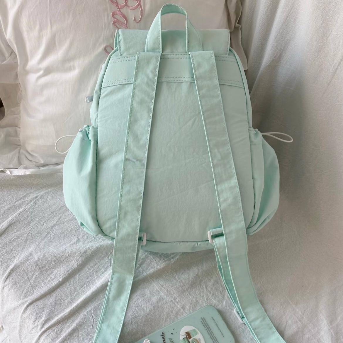 Sweet Polka Dots Angel Kpop Fan Display Backpack - ArtGalleryZen