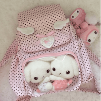 Thumbnail for Sweet Polka Dots Angel Kpop Fan Display Backpack - ArtGalleryZen