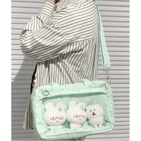 Thumbnail for Sweet Polka Dots Cloud Kpop Fan Display Shoulder Crossbody Bag - ArtGalleryZen