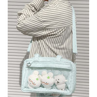 Thumbnail for Sweet Polka Dots Cloud Kpop Fan Display Shoulder Crossbody Bag - ArtGalleryZen
