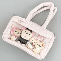 Thumbnail for Sweet Polka Dots Cloud Kpop Fan Display Shoulder Crossbody Bag - ArtGalleryZen