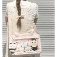 Thumbnail for Sweet Polka Dots Cloud Kpop Fan Display Shoulder Crossbody Bag - ArtGalleryZen