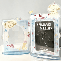 Thumbnail for Sweet Puppy Donut Kpop Acrylic Photocard Holder - ArtGalleryZen