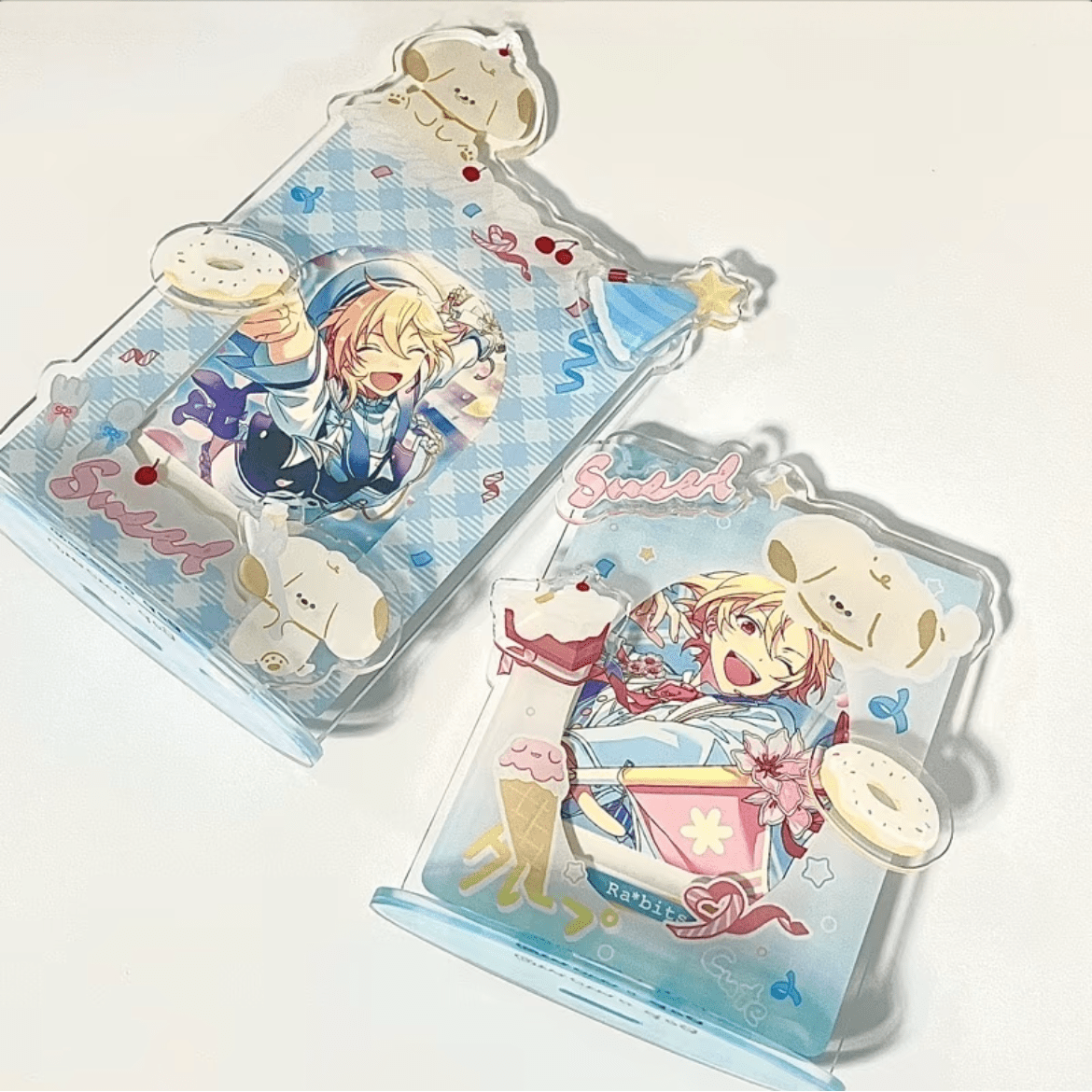 Sweet Puppy Donut Kpop Acrylic Photocard Holder - ArtGalleryZen