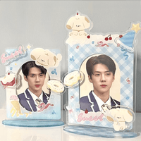 Thumbnail for Sweet Puppy Donut Kpop Acrylic Photocard Holder - ArtGalleryZen