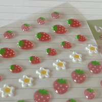 Thumbnail for Sweet Strawberry Crystal 3D DIY Decoration Stickers - ArtGalleryZen