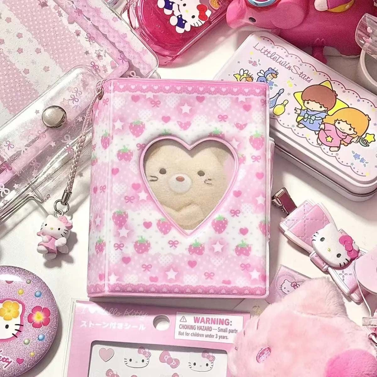 Sweet Strawberry Kpop 3 Inch Mini Photocard Album - ArtGalleryZen