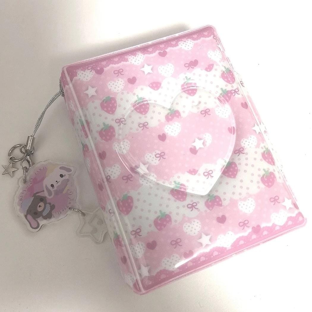 Sweet Strawberry Kpop 3 Inch Mini Photocard Album - ArtGalleryZen