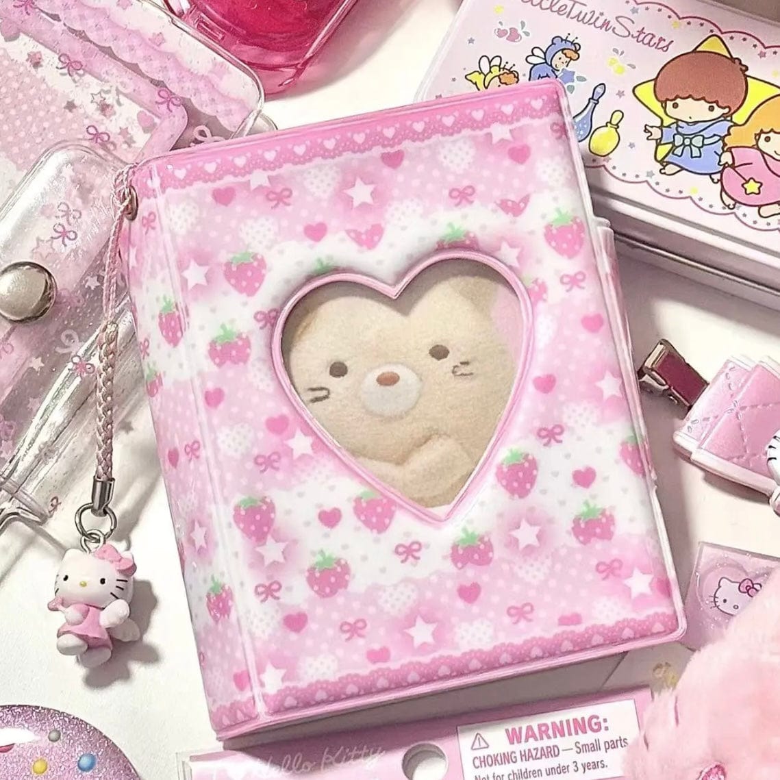 Sweet Strawberry Kpop 3 Inch Mini Photocard Album - ArtGalleryZen