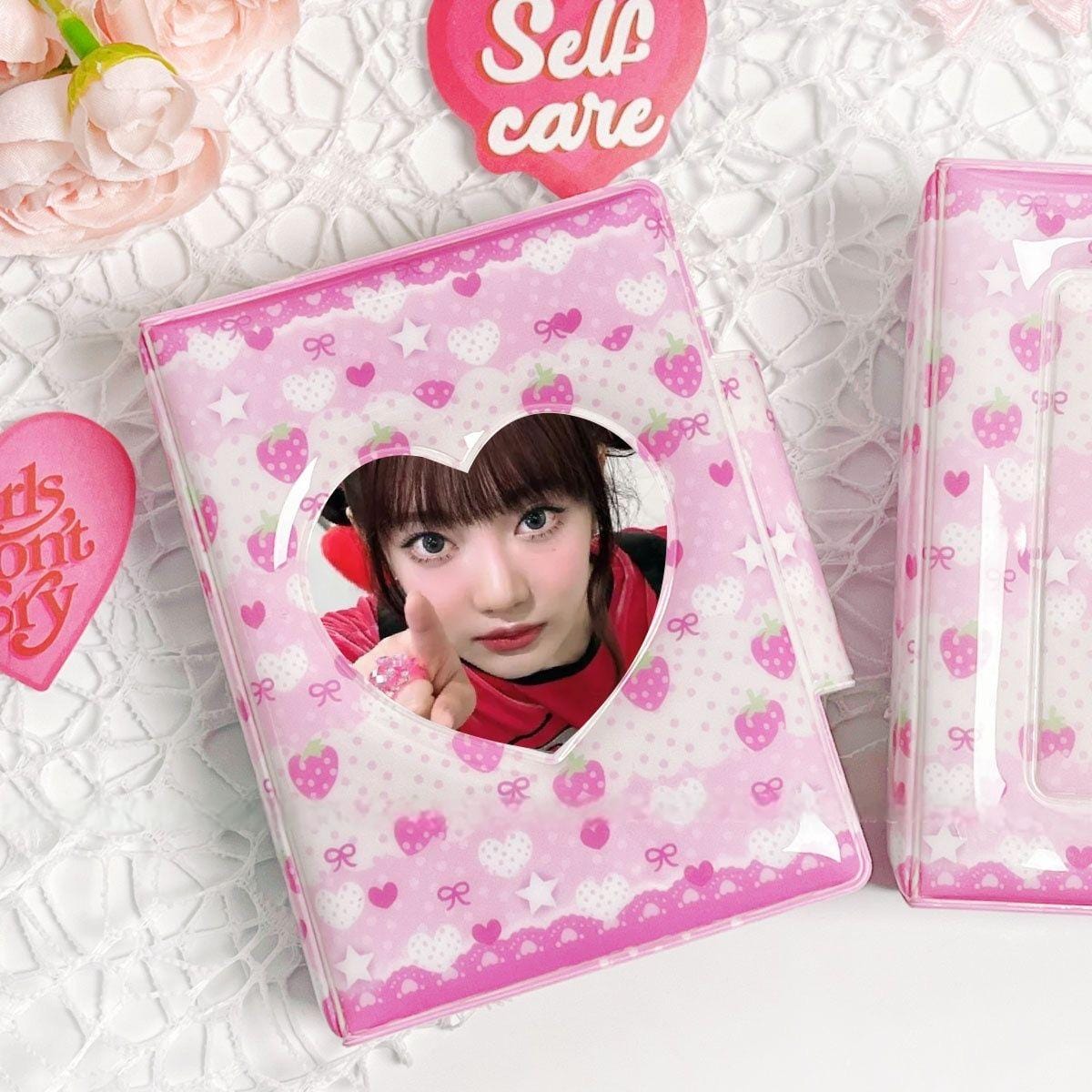 Sweet Strawberry Kpop 3 Inch Mini Photocard Album - ArtGalleryZen