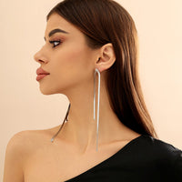 Thumbnail for Temperament Shoulder-Length Tassel Earrings - ArtGalleryZen