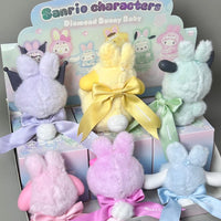 Thumbnail for TOPTOY Sanrio Diamond Bunny Baby Series Plush Keychain Doll Blind Box - ArtGalleryZen