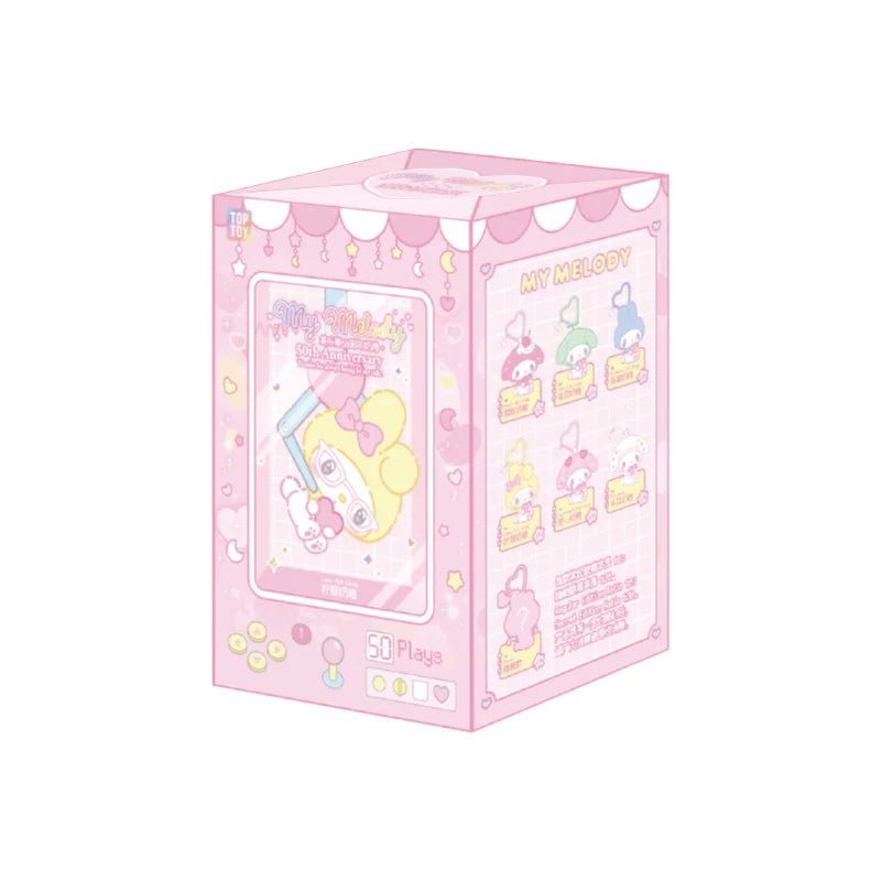 TOPTOY Sanrio My Melody 50th Anniversary Milk Candy Series Plush Keychain Blind Box - ArtGalleryZen