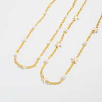 Thumbnail for Trendy 2pcs Pearl Starfish Seed Beaded Waist Chain Set - ArtGalleryZen