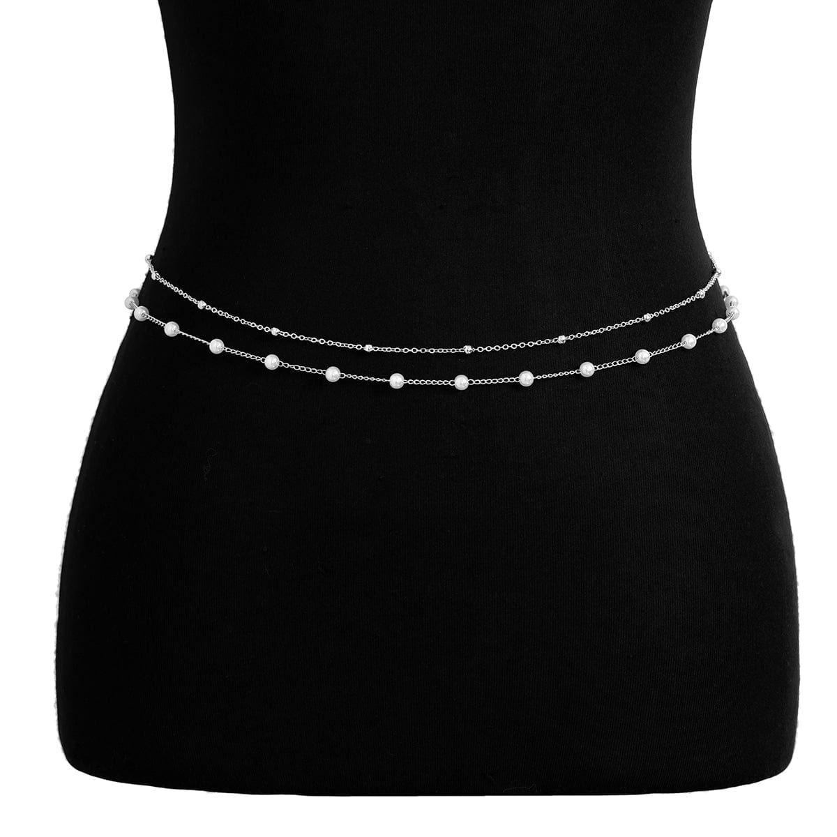 Trendy Boho Layered Pearl Saturn Belly Chain Set - ArtGalleryZen