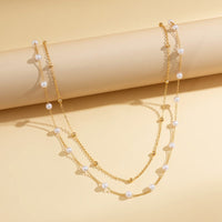 Thumbnail for Trendy Boho Layered Pearl Saturn Belly Chain Set - ArtGalleryZen