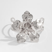 Thumbnail for Trendy Chunky Textured Flower Arm Cuff - ArtGalleryZen