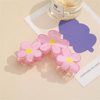 Thumbnail for Trendy Colorful Hand-drawn Painting Flower Hair Clip - ArtGalleryZen