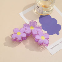 Thumbnail for Trendy Colorful Hand-drawn Painting Flower Hair Clip - ArtGalleryZen