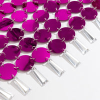 Thumbnail for Trendy Colorful Lingerie Halter Top Backless Glitter Tassel Sequins Bra - ArtGalleryZen