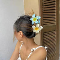 Thumbnail for Trendy Colorful Resin Flower Hair Clip - ArtGalleryZen