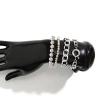Thumbnail for Trendy Curb Link Ball Chain Stackable Bracelet Set - ArtGalleryZen