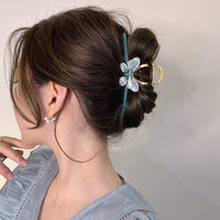 Thumbnail for Trendy Enamel Colorful Butterfly Claw Clip Hair Clip - ArtGalleryZen