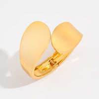 Thumbnail for Trendy Geometric Glossy Open Bangle Bracelet - ArtGalleryZen