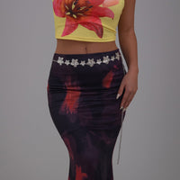 Thumbnail for Trendy Gold Silver Plated Flower Waist Chain - ArtGalleryZen