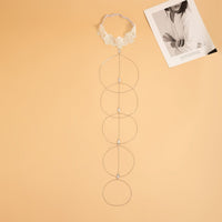 Thumbnail for Trendy Layered Crystal Charm Elastic Lace Thigh Leg Chain - ArtGalleryZen