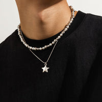 Thumbnail for Trendy Layered Starry Pendant Ball Chain Necklace Set - ArtGalleryZen