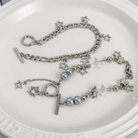 Thumbnail for Trendy Layered Toggle Clasp Star Pendant Tassel Bracelet Set - ArtGalleryZen