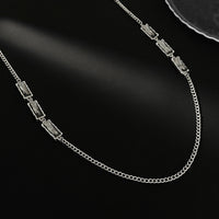 Thumbnail for Trendy Rhinestone Long Chain Necklace - ArtGalleryZen